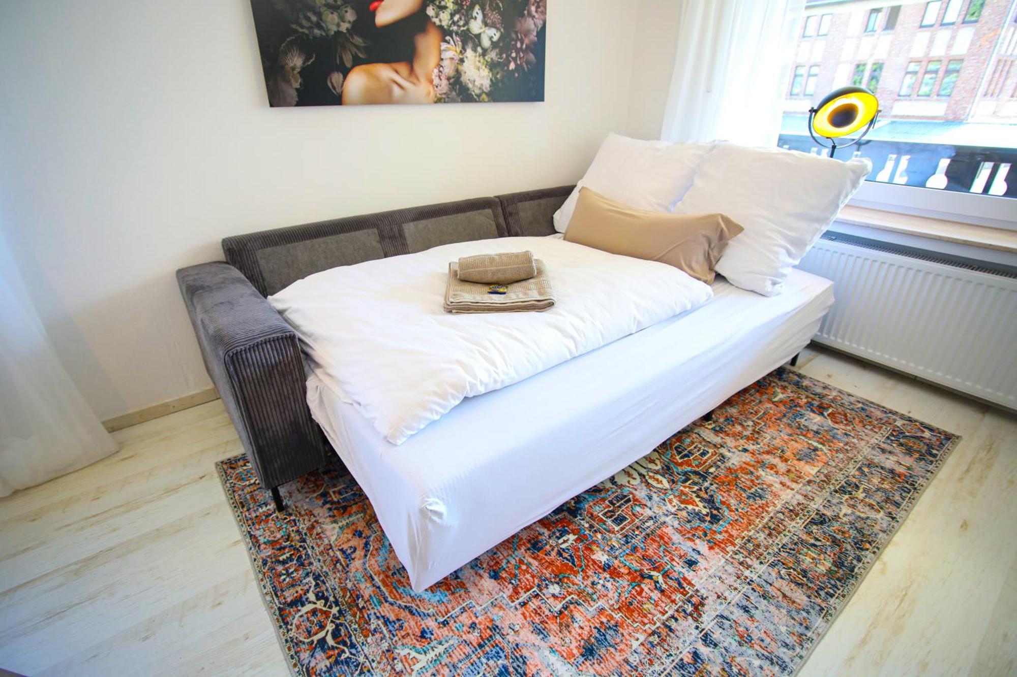Zentral - Gemuetlich - Kueche - Balkon - Garage Apartment Bad Lippspringe Luaran gambar
