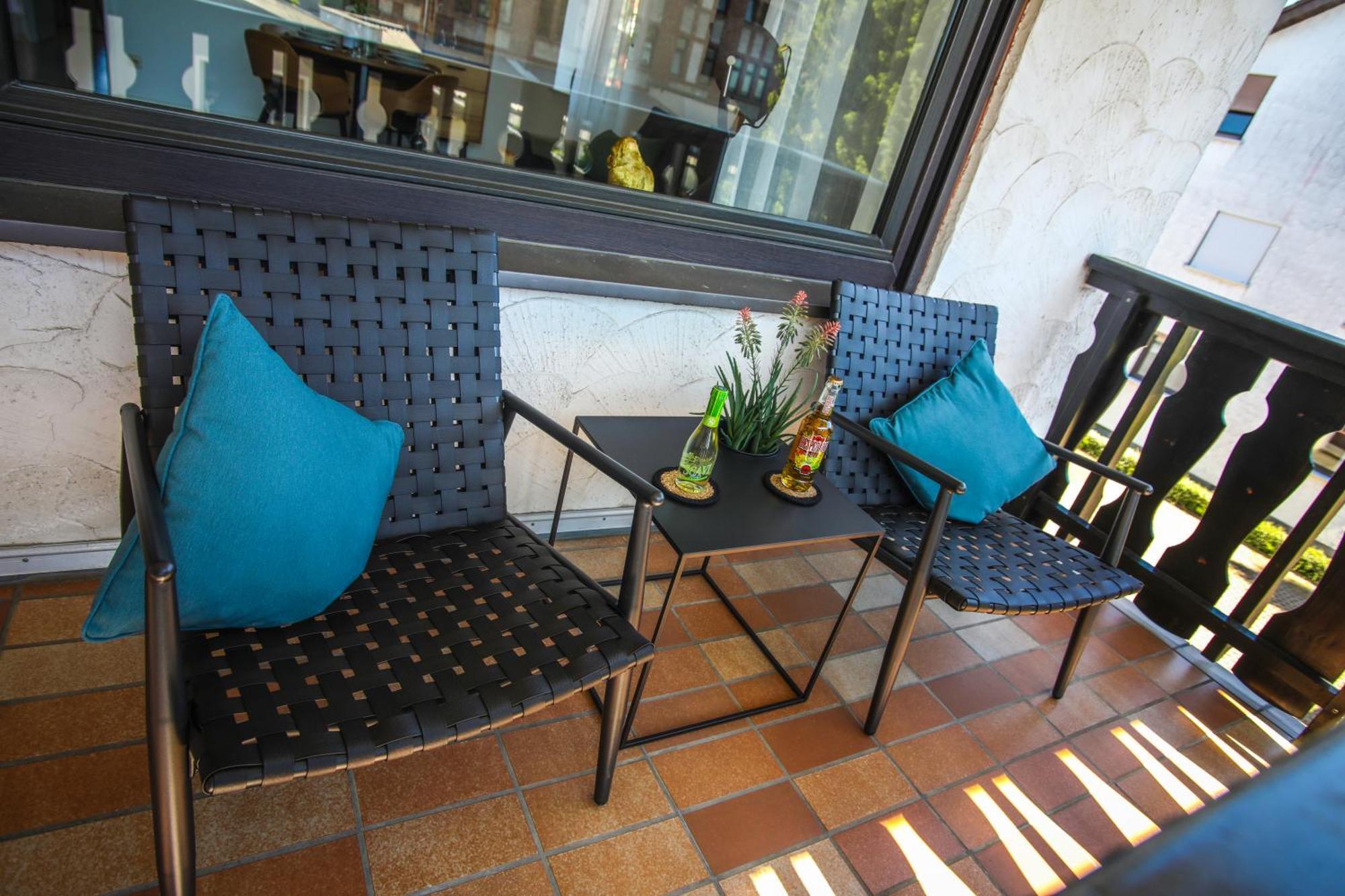 Zentral - Gemuetlich - Kueche - Balkon - Garage Apartment Bad Lippspringe Luaran gambar